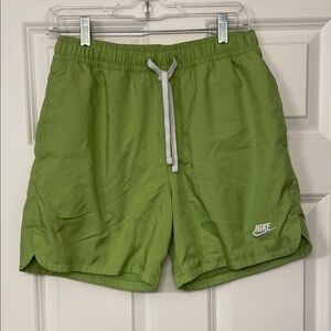 Nike Lime Green Sports Shorts
